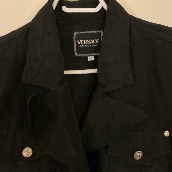 Versace Jeans Couture Ladies Blazer Medusa head buttons cute vintage 90s - Picture 3 of 13